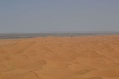 The sand dunes of Merzouga, Morocco