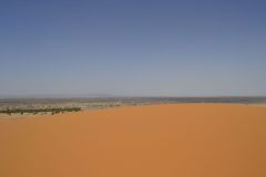 The sand dunes of Merzouga, Morocco