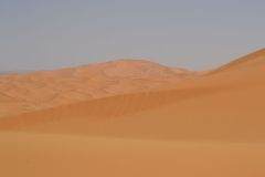 The sand dunes of Merzouga, Morocco