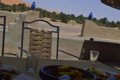 At the sand dunes of Merzouga, Morocco