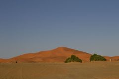 The sand dunes of Merzouga, Morocco