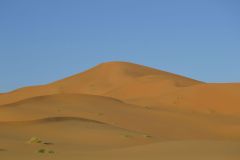 The sand dunes of Merzouga, Morocco