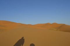 The sand dunes of Merzouga, Morocco
