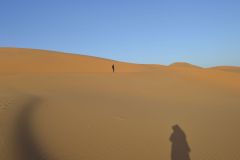 The sand dunes of Merzouga, Morocco