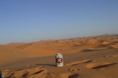 The sand dunes of Merzouga, Morocco