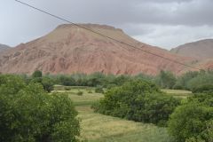 Landscape in the Atlas near the Dades Gorge near Boumalne, Morocco