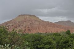 Landscape in the Atlas near the Dades Gorge near Boumalne, Morocco