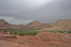 Landscape in the Atlas near the Dades Gorge near Boumalne, Morocco
