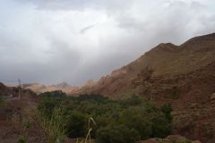 Landscape in the Atlas near the Dades Gorge near Boumalne, Morocco