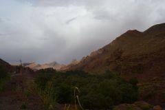 Landscape in the Atlas near the Dades Gorge near Boumalne, Morocco