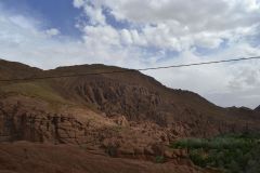 Landscape in the Atlas near the Dades Gorge near Boumalne, Morocco