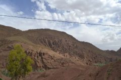 Landscape in the Atlas near the Dades Gorge near Boumalne, Morocco