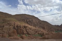 Landscape in the Atlas near the Dades Gorge near Boumalne, Morocco