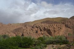 Landscape in the Atlas near the Dades Gorge near Boumalne, Morocco