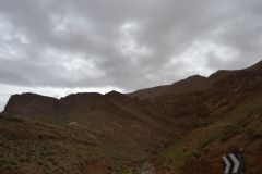 Landscape in the Atlas near the Dades Gorge near Boumalne, Morocco