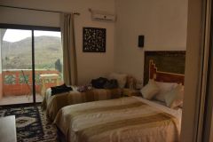 A hotel near the Dades Gorge in the Atlas near Boumalne, Morocco