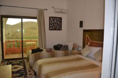 A hotel near the Dades Gorge in the Atlas near Boumalne, Morocco