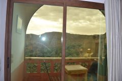 A hotel near the Dades Gorge in the Atlas near Boumalne, Morocco