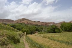 Landscape around Dades Gorge near Boumalne, Morocco