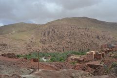 Landscape around Dades Gorge near Boumalne, Morocco