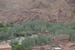 Landscape around Dades Gorge near Boumalne, Morocco