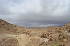 Landscape around Dades Gorge near Boumalne, Morocco