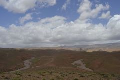 Landscape around Dades Gorge near Boumalne, Morocco