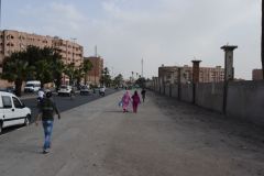 A street scene in Marrakech, Morocco