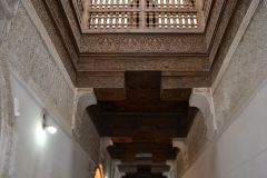 Inside the Ben Youssef Madrasa in Marrakech, Morocco