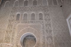 Inside the Ben Youssef Madrasa in Marrakech, Morocco