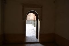 Inside the Ben Youssef Madrasa in Marrakech, Morocco