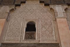 Inside the Ben Youssef Madrasa in Marrakech, Morocco