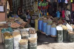 Markets inside the Medina in Marrakech, Morocco