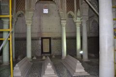 Inside the Saadian Tombs in Marrakech, Morocco
