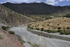 Landscape at the Tizi-n-Test pass between Marrakech and Taroudannt in Morocco