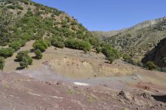 Landscape at the Tizi-n-Test pass between Marrakech and Taroudannt in Morocco