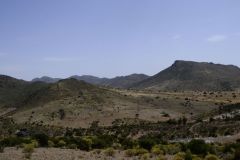 Landscape between Agadir and Sidi Ifni in Morocco