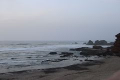 At the beach of Legzira near Sidi Ifni in Morocco