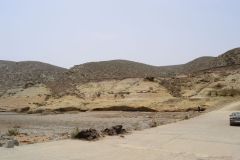 Landscape south of Sidi Ifni, Morocco in direction of Foum Assaka