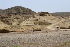 Landscape south of Sidi Ifni, Morocco in direction of Foum Assaka