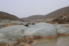 Landscape south of Sidi Ifni, Morocco in direction of Foum Assaka