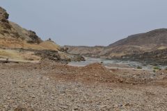 Landscape south of Sidi Ifni, Morocco in direction of Foum Assaka