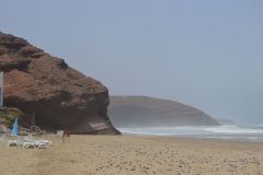 At the beach of Legzira near Sidi Ifni, Morocco
