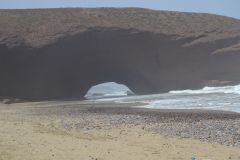 First arch at the beach of Legzira near Sidi Ifni, Morocco