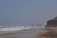 At the beach of Legzira near Sidi Ifni, Morocco