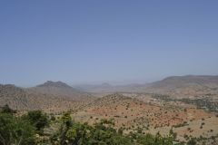 Landscape at the road between Sidi Ifni and Tafraoute, Morocco