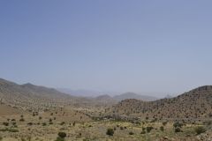 Landscape at the road between Sidi Ifni and Tafraoute, Morocco