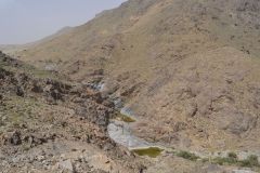 Desert landscape east of Tafraoute in the Anti Atlas, Morocco