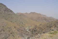 Desert landscape east of Tafraoute in the Anti Atlas, Morocco