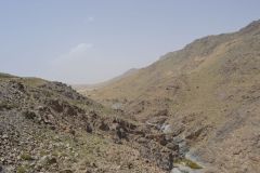 Desert landscape east of Tafraoute in the Anti Atlas, Morocco